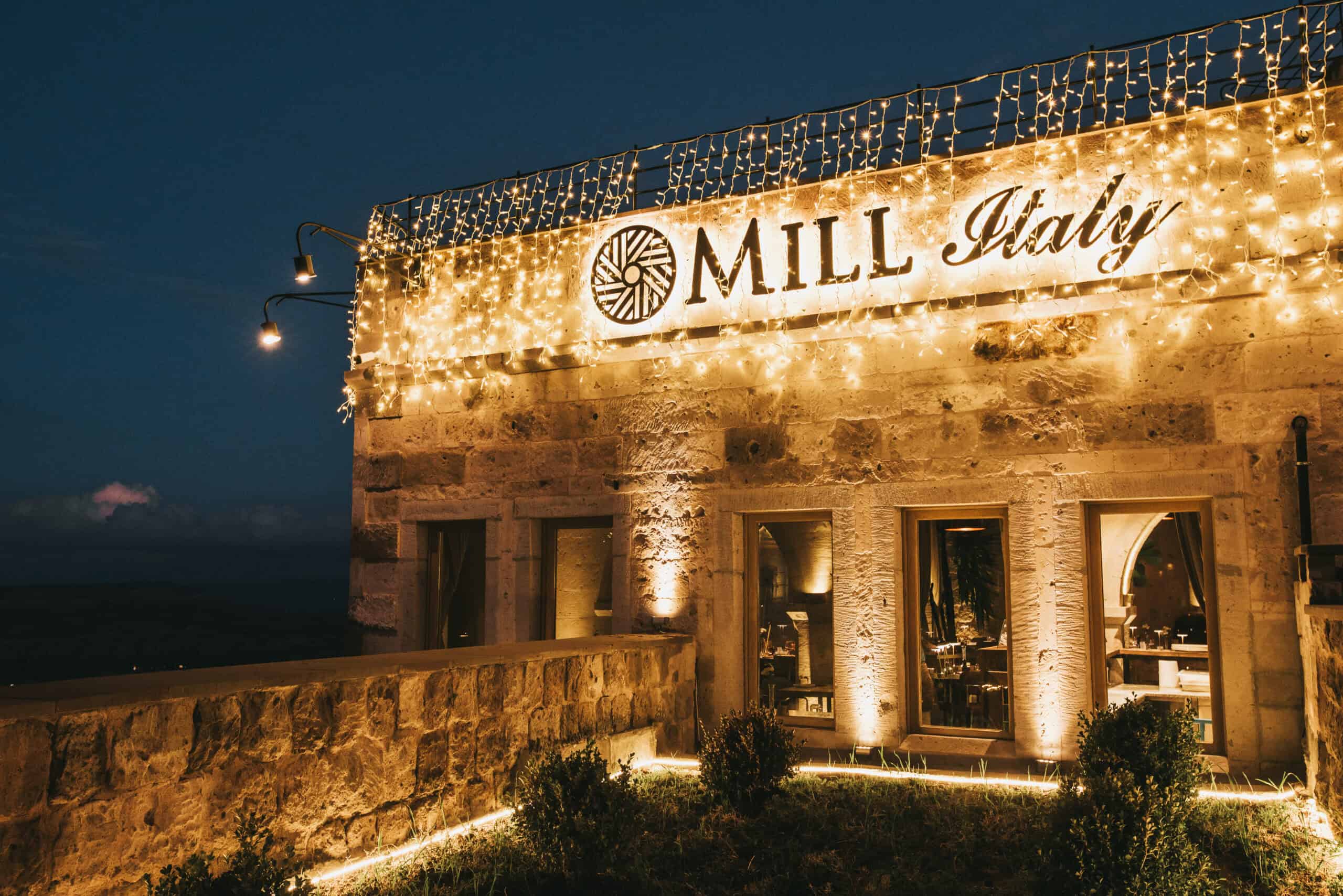 Millstone Cave Suites' valley view restaurant is Mill Italy Restaurant.