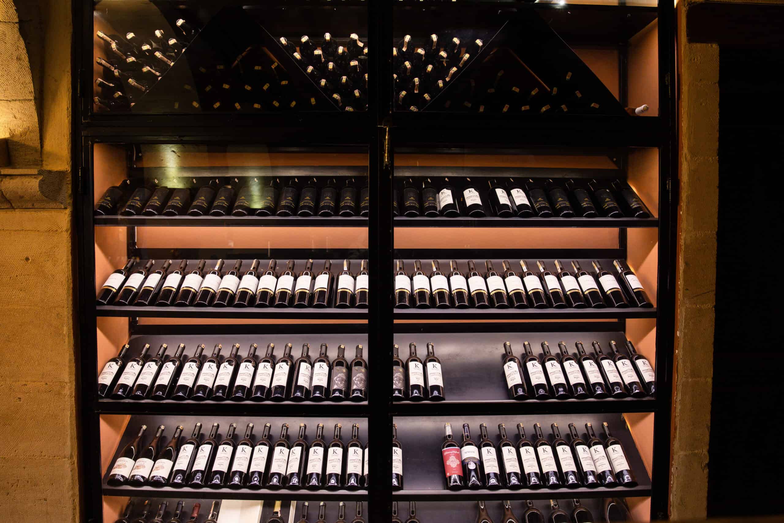 Millocal Restaurant wine cellar